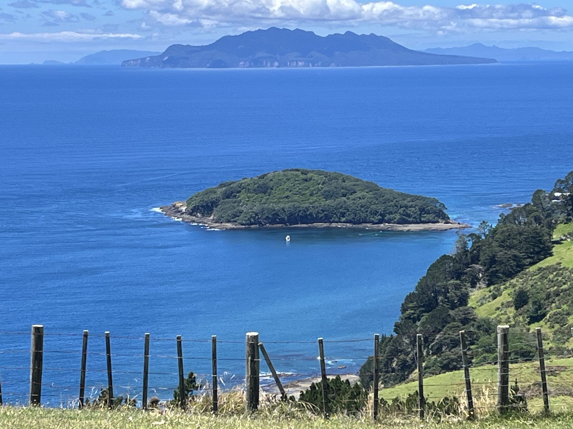 Island view from Okakari Cliffs